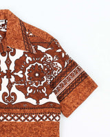 Vintage 90's Holo-Holo Heavyweight Patterned Hawaiian Shirt - L