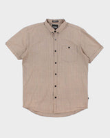 Vintage Y2K Stussy Check Patterned Short Sleeve Shirt - L