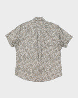 Vintage 2000's Eddie Bauer Floral Print Short Sleeve Shirt - L