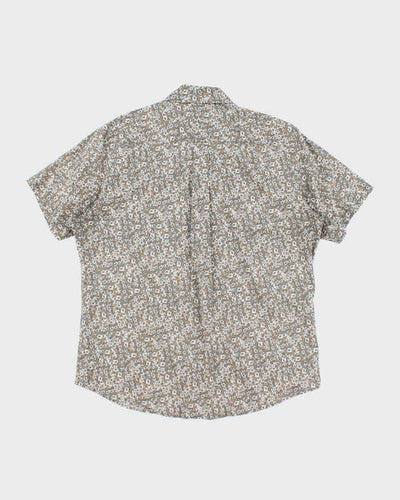 Vintage 2000's Eddie Bauer Floral Print Short Sleeve Shirt - L