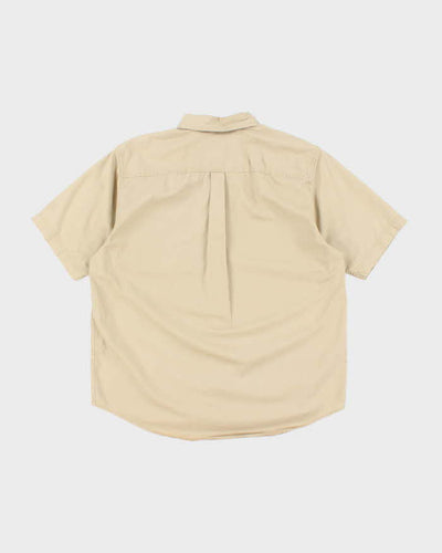 Vintage 2000's Eddie Bauer Heavyweight Plain Short Sleeve Shirt - L