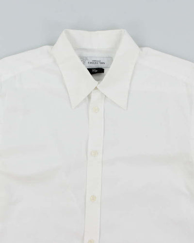 Vintage Versace Collection City White Luxury Shirt - L