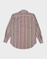 Vintage Etro Milano Striped Long Sleeve Button Up Shirt - L