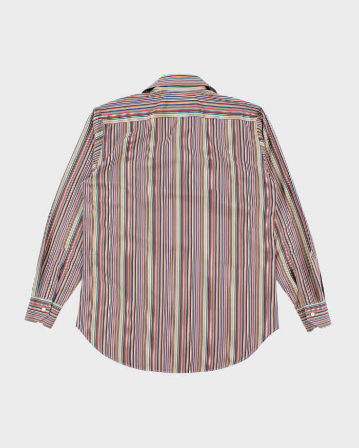 Vintage Etro Milano Striped Long Sleeve Button Up Shirt - L