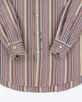Vintage Etro Milano Striped Long Sleeve Button Up Shirt - L