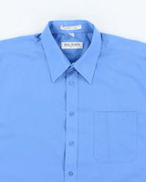 Vintage 2000's Balmain Paris Plain Button Up Work Shirt - L