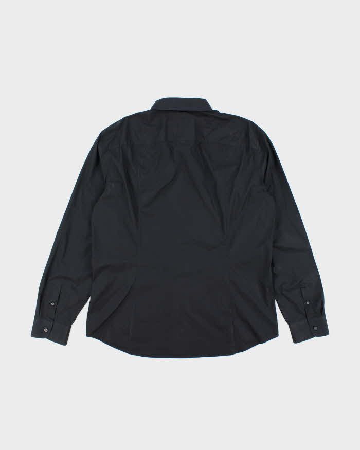 Vintage 2000's Armani Exchange Plain Button Up Long Sleeve Shirt - XXL
