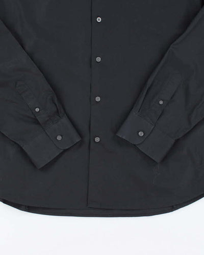 Vintage 2000's Armani Exchange Plain Button Up Long Sleeve Shirt - XXL