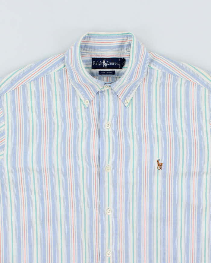 Vintage Ralph Lauren Stripe Long Sleeve Short - M