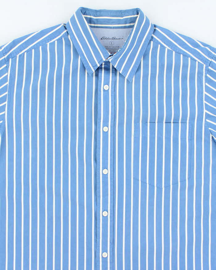 Vintage Eddie Bauer Stripe Long Sleeve Shirt - L