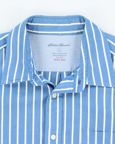 Vintage Eddie Bauer Stripe Long Sleeve Shirt - L