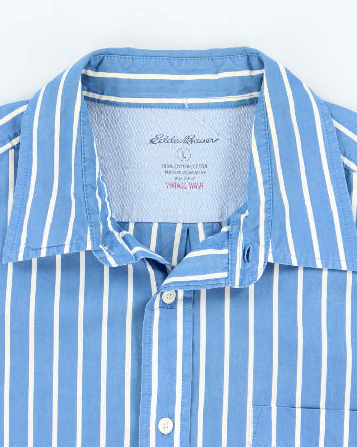 Vintage Eddie Bauer Stripe Long Sleeve Shirt - L