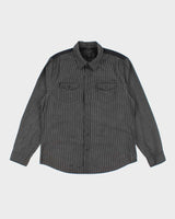 Vintage Y2k 00s Guess Stripe Long Sleeve Shirt - L