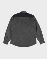 Vintage Y2k 00s Guess Stripe Long Sleeve Shirt - L