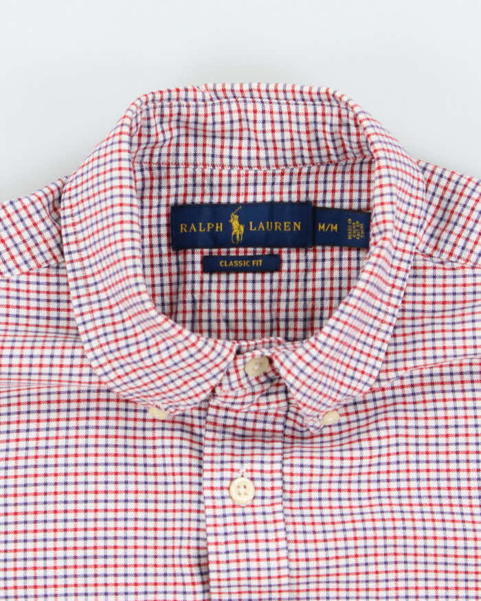 Vintage Ralph Lauren Check Long Sleeve Shirt - M