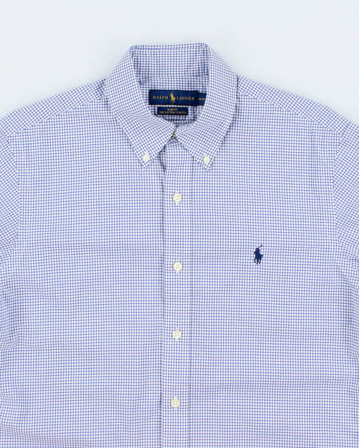 Vintage Ralph Lauren Check Long Sleeve Shirt - M