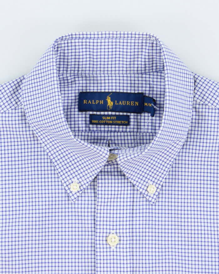 Vintage Ralph Lauren Check Long Sleeve Shirt - M