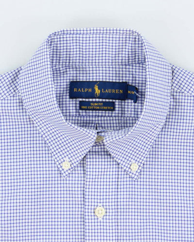 Vintage Ralph Lauren Check Long Sleeve Shirt - M