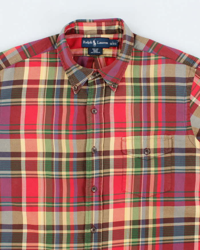 Vintage Ralph Lauren Check Long Sleeve Shirt - L