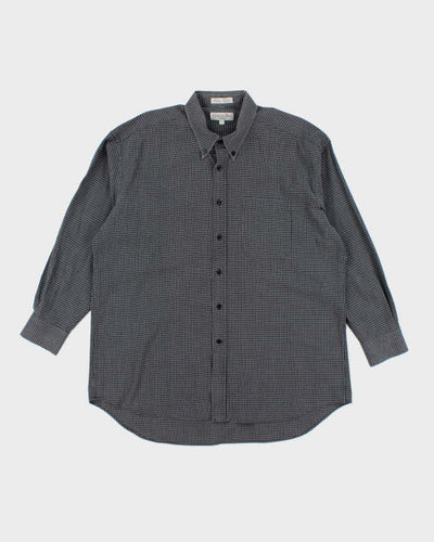 Vintage Christian Dior Check Long Sleeve Shirt - XXL