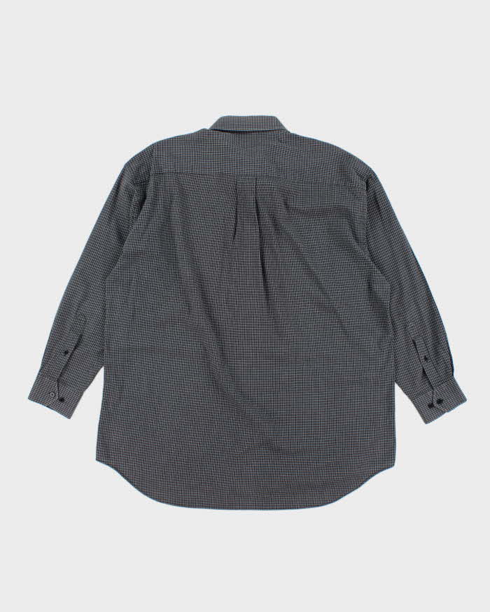 Vintage Christian Dior Check Long Sleeve Shirt - XXL