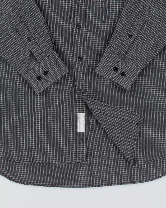 Vintage Christian Dior Check Long Sleeve Shirt - XXL