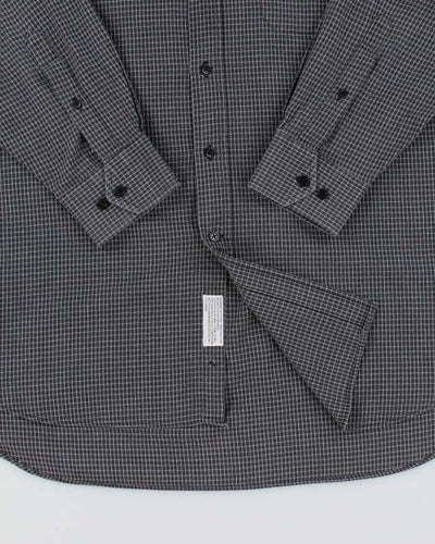 Vintage Christian Dior Check Long Sleeve Shirt - XXL