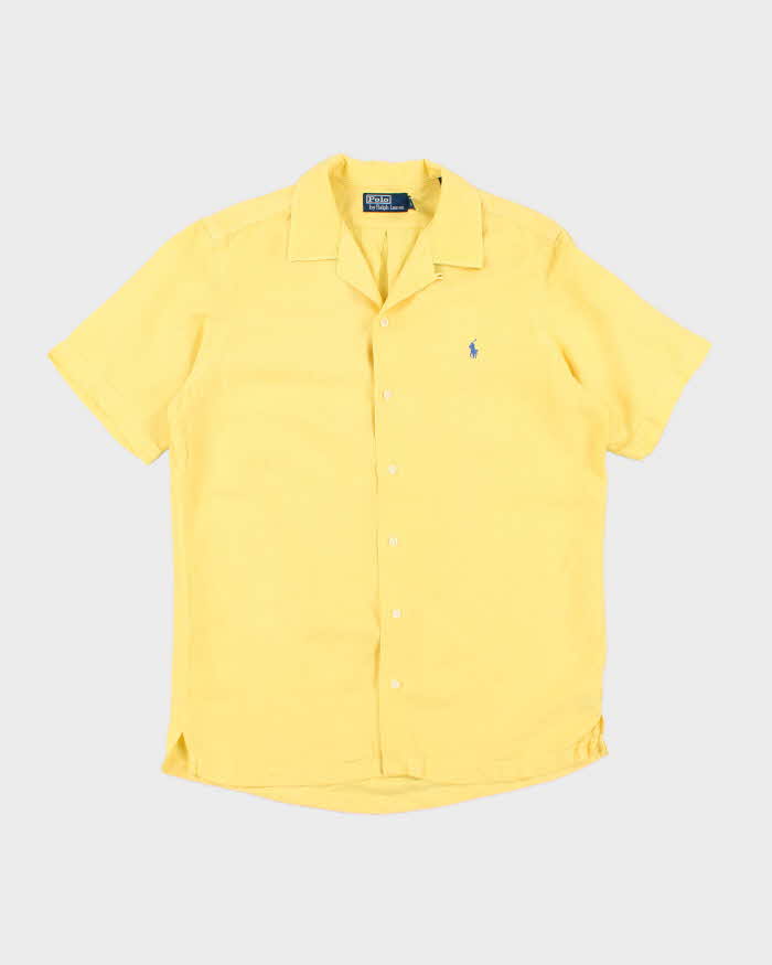 Vintage Ralph Lauren Linen &amp; Silk Blend Shirt - M