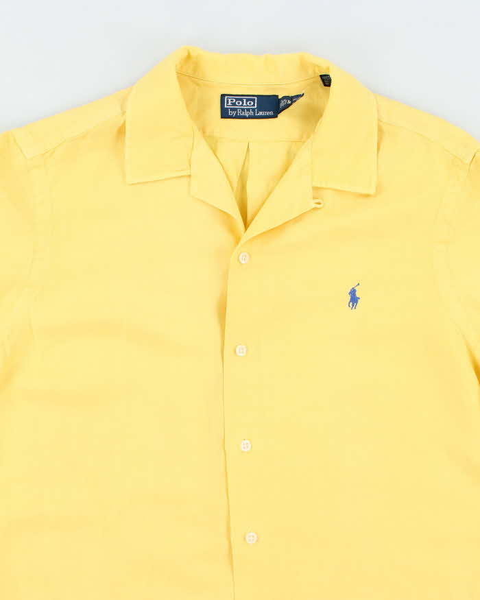 Vintage Ralph Lauren Linen &amp; Silk Blend Shirt - M