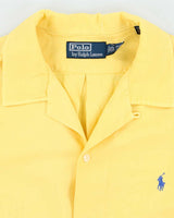 Vintage Ralph Lauren Linen &amp; Silk Blend Shirt - M