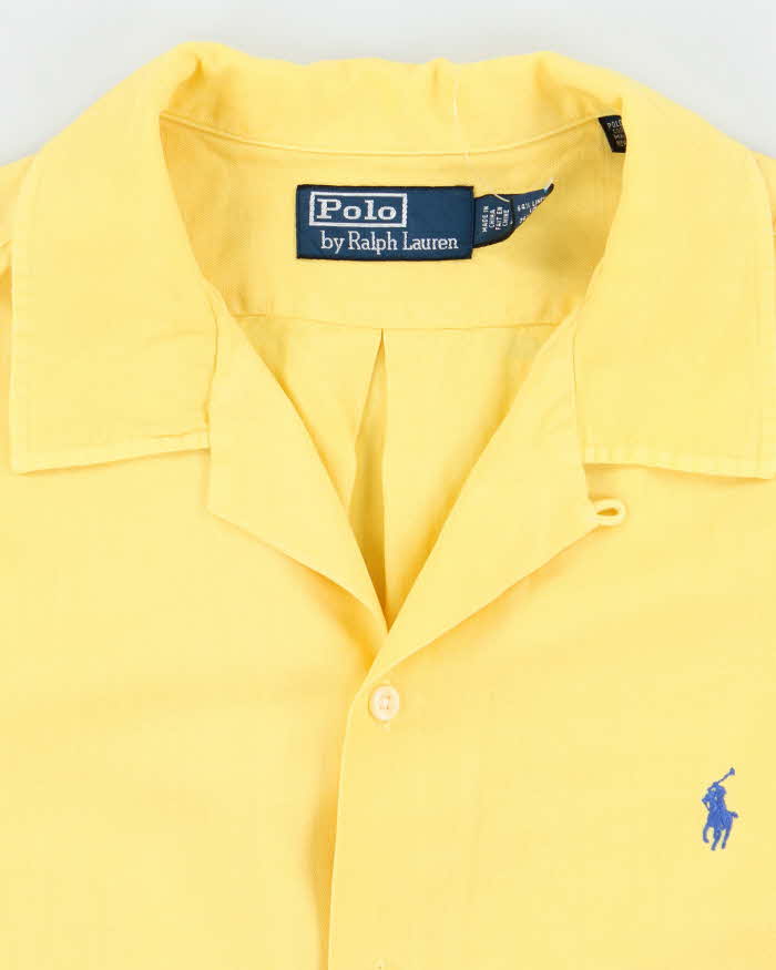 Vintage Ralph Lauren Linen &amp; Silk Blend Shirt - M