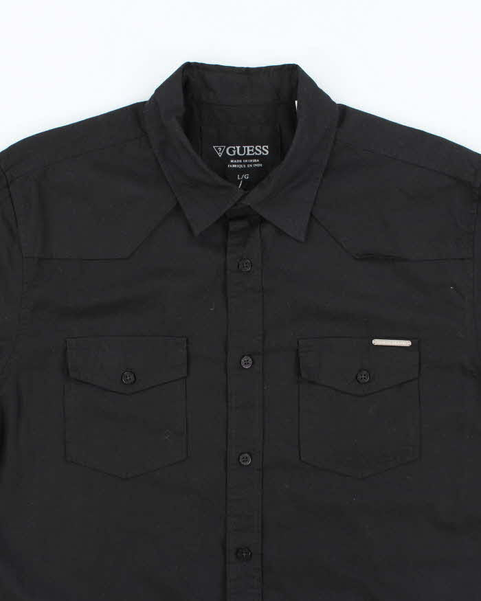 Vintage Y2k 00s Guess Short Sleeve Shirt - L