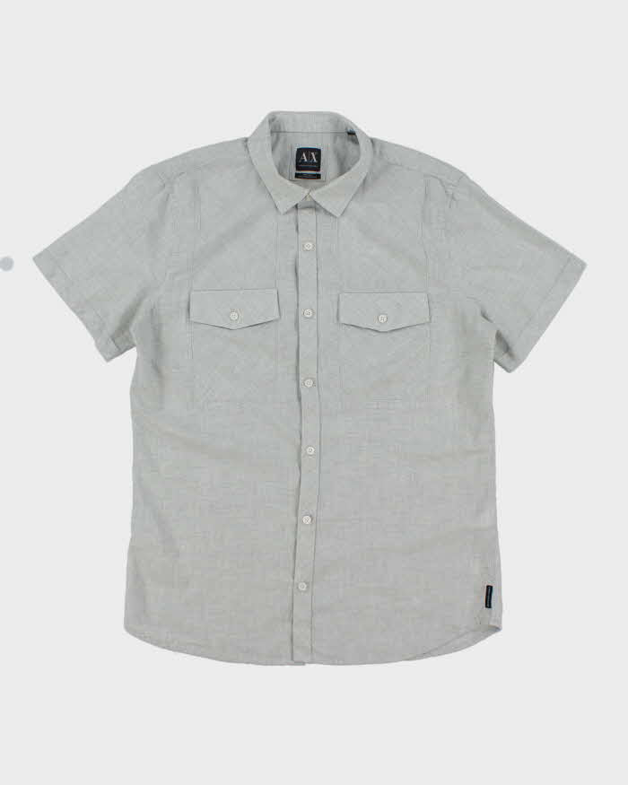 Vintage Armani Exchange Short Sleeve Shirt - L