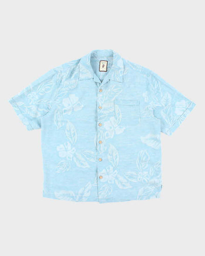 Vintage 2000's Jamaica Jaxx Silk Patterned Hawaiian Shirt - M