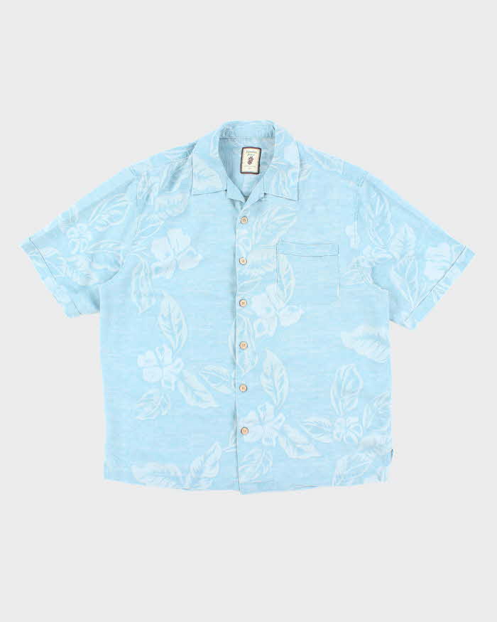 Vintage 2000's Jamaica Jaxx Silk Patterned Hawaiian Shirt - M