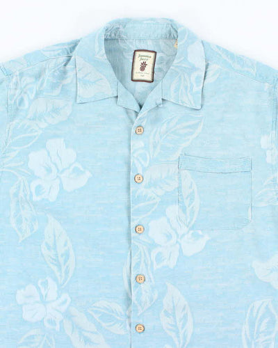 Vintage 2000's Jamaica Jaxx Silk Patterned Hawaiian Shirt - M