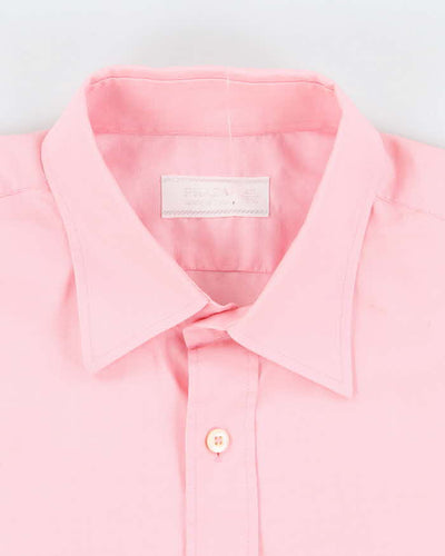 Vintage Prada Long Sleeve Plain Button Up Shirt - L