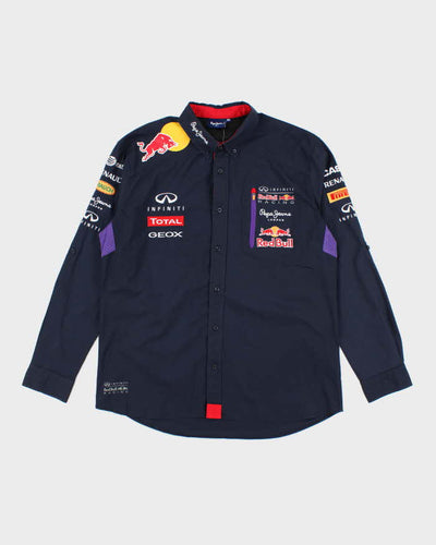 Vintage Pepe Jeans Formula 1 Racing Embroidered Shirt - XXL