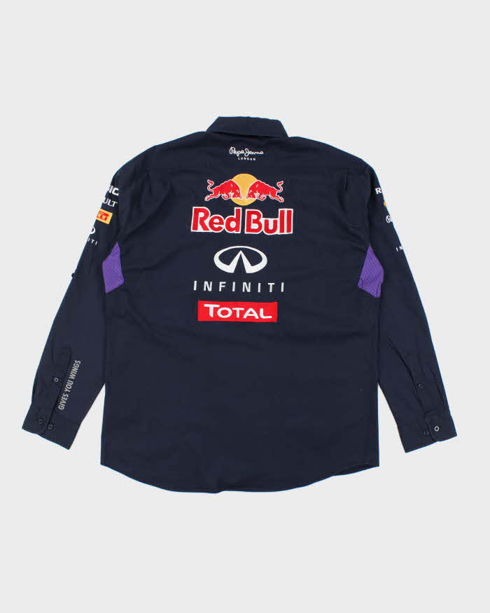 Vintage Pepe Jeans Formula 1 Racing Embroidered Shirt - XXL
