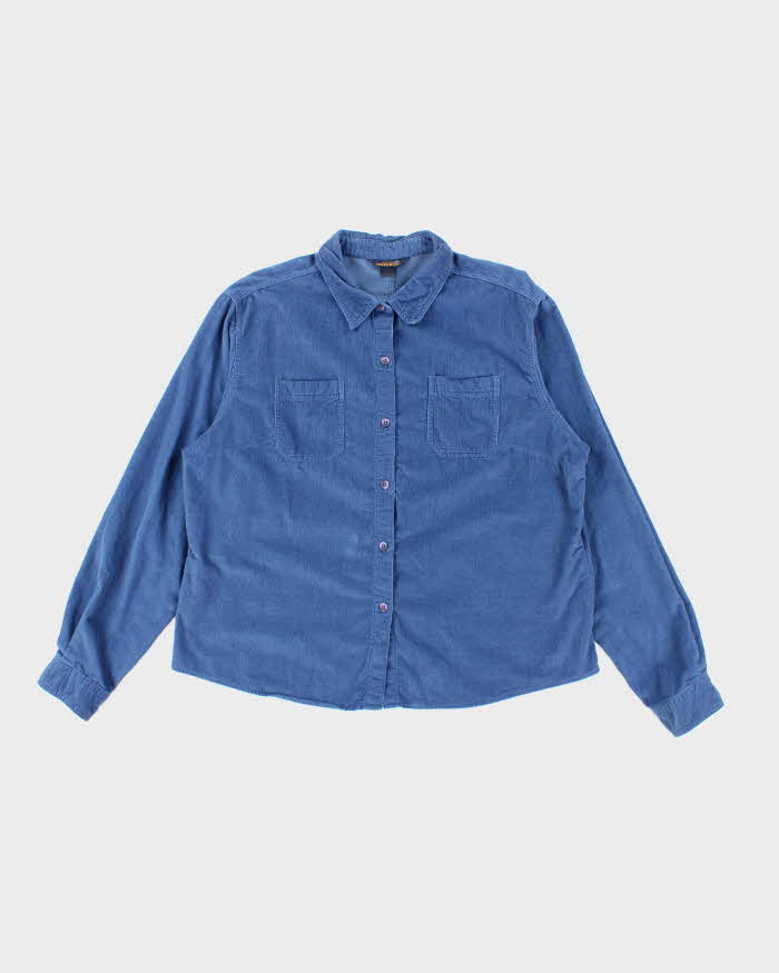 Vintage 2000's Woolrich Corduroy Long Sleeve Shirt - XL