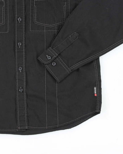 Vintage Y2K Air Walk Contrast Stitch Button Up Shirt - M