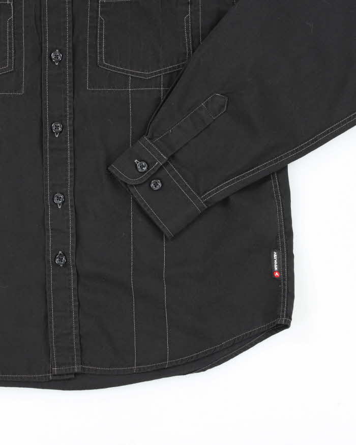 Vintage Y2K Air Walk Contrast Stitch Button Up Shirt - M