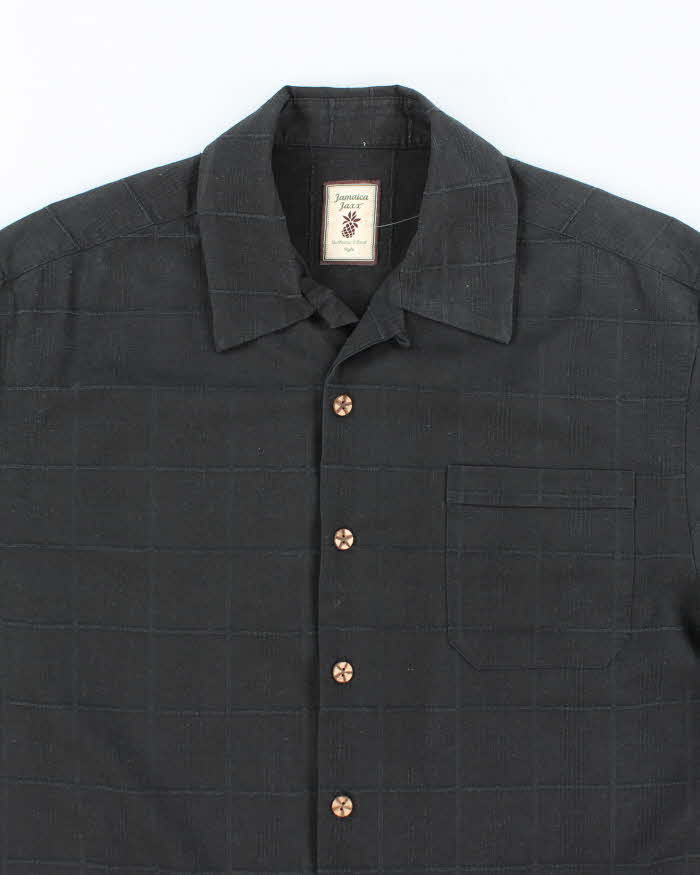 Vintage 2000's Jamaica Jaxx Silk Hawaiian Shirt - M