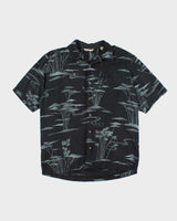 Vintage Tommy Bahama Patterned Silk Hawaiian Shirt - M