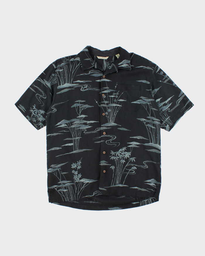 Vintage Tommy Bahama Patterned Silk Hawaiian Shirt - M