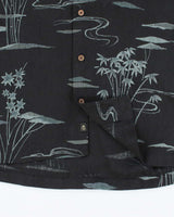 Vintage Tommy Bahama Patterned Silk Hawaiian Shirt - M