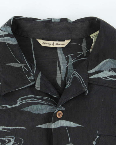 Vintage Tommy Bahama Patterned Silk Hawaiian Shirt - M