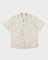 Vintage Tommy Bahama Patterned Silk Hawaiian Shirt - M