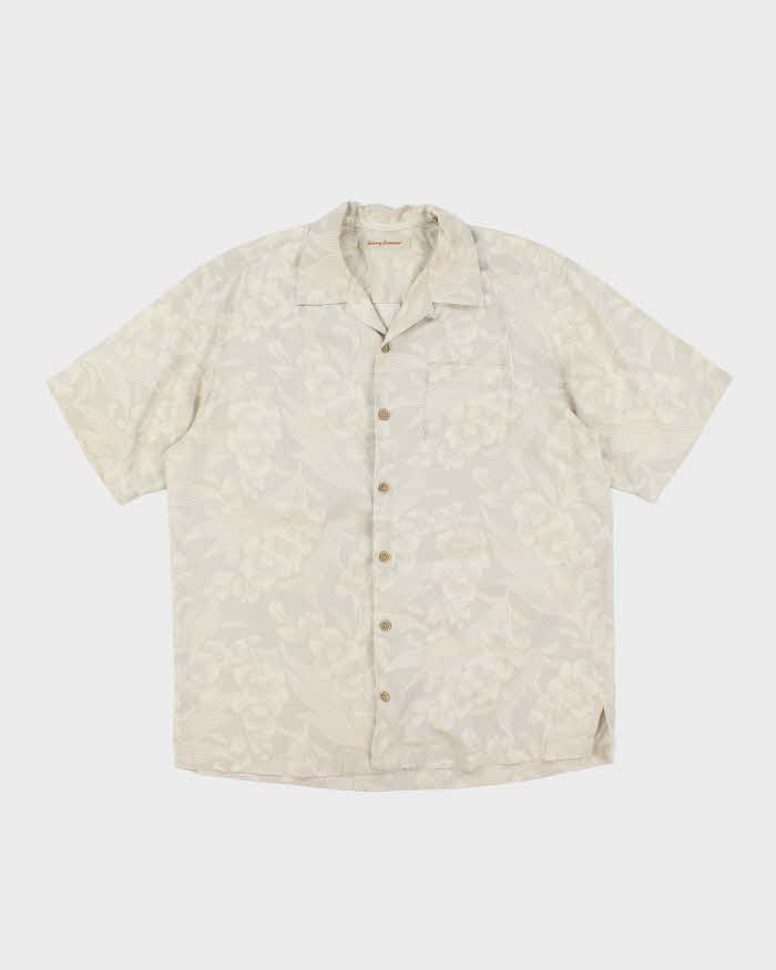 Vintage Tommy Bahama Patterned Silk Hawaiian Shirt - M