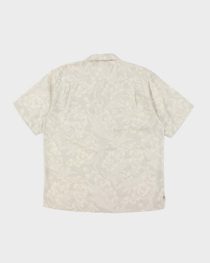 Vintage Tommy Bahama Patterned Silk Hawaiian Shirt - M